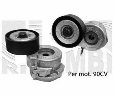 KM INTERNATIONAL fi13150 -  Натяжитель ремня, клиновой зубча